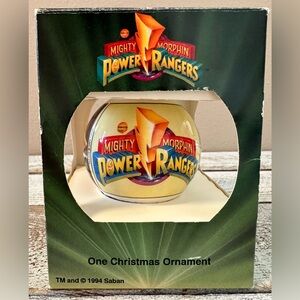Vintage Mighty Morphin Power Rangers Ornament- NIB